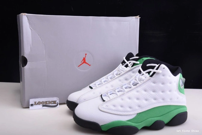 1st Kicks Shoes Green Air DB6537-113 Lucky Jordan 13 0802